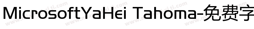 MicrosoftYaHei Tahoma字体转换